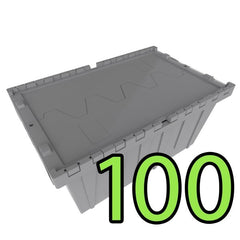 Heavy-Duty Hinged Lid Tote HLT211512 - PALLET OF 100