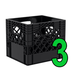 Divider Crate 9-Cell- 3 Pack (Quart Bottles) "13.15 x 12.15 x 11"