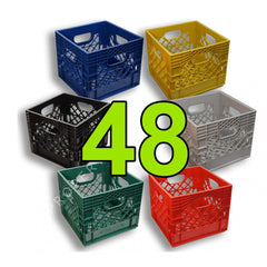 48 Square milkcrates pallet "13x13x11"