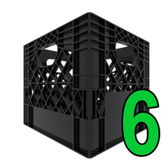 Divider Crate 6-Cell- 6 Pack (Half Gallon Bottles) "13.15 x 12.15 x 11"