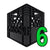 Divider Crate 6-Cell- 6 Pack (Half Gallon Bottles) "13.15 x 12.15 x 11"