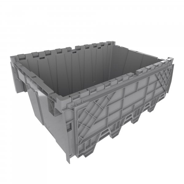 Hinged Lid Tote — 21 × 15 × 12"