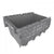 Hinged Lid Tote HLT211512- SET OF 3  "21x15x12"