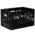 96 Rectangular Milk Crates Pallet (Black Only) "19x13x11"