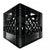 96 Square Milk Crates Pallet (Black Only)  "13x13x11"
