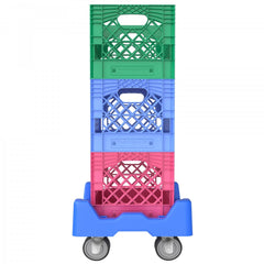 Square Milk Crate Dolly "18 x 18 x 8"