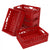 Half Milk crate (set of 5) "19x 13x6.5"