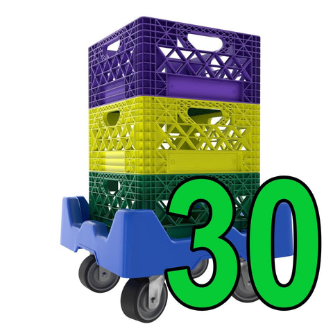 Mini Super Crate Dolly - FULL PALLET of 30 "18 x 18 x 8"