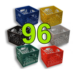 96 Square Milk Crates Pallet  "13x13x11"