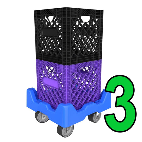Super Crate Dolly- Set of 3 "18 x 18 x 8"