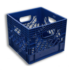 Blue Square Milk Crate