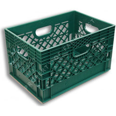 Green Rectangular Milk Crate