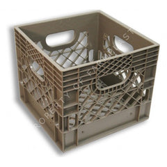 Gray Square Milk Crate