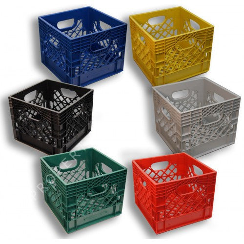Square Milk Crates 6-Pack  "13x13x11"