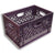 Violet Rectangular Milk Crate