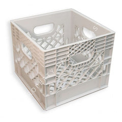 White Square Milk Crate