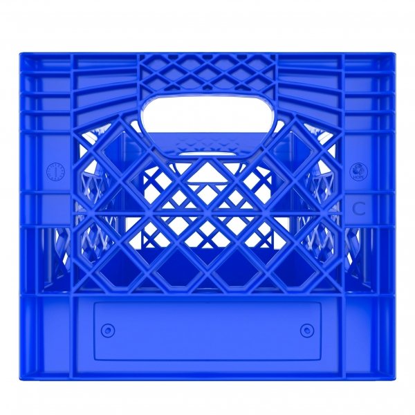 Square Milk Crate in Purple