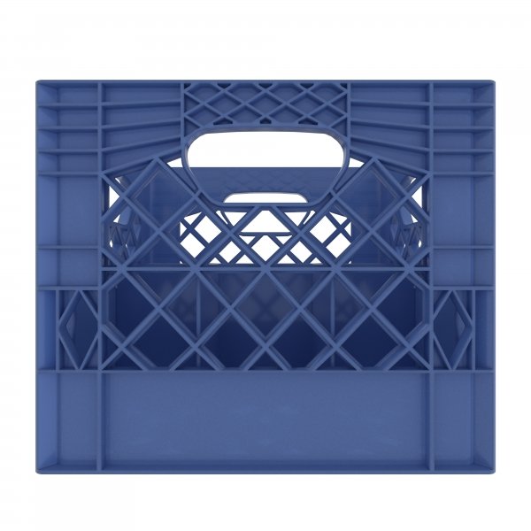 6-Cell Divider Crates in Blue