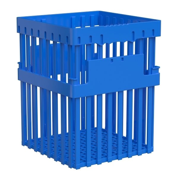 Egg Crates in Blue