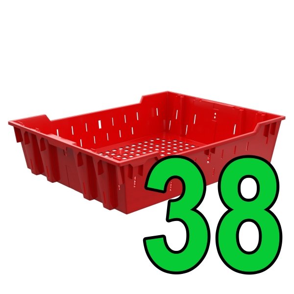 Stack & Nest Bread Tray — Half Pallet of 38 – made in the USA by Farmplast